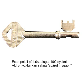 Låsbolaget nyckel 40C