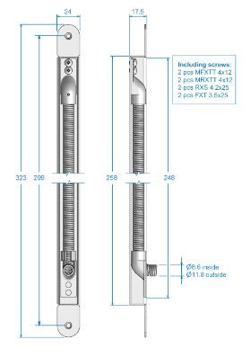 Infälld kabelöverföring 280 - 2