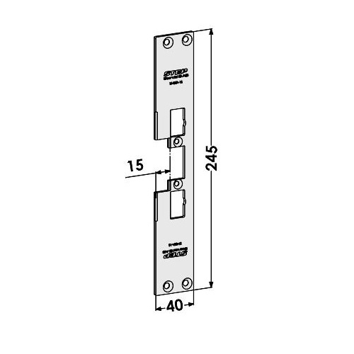 Monteringsstolpe ST4001-15 plan 