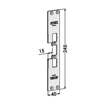 Monteringsstolpe ST4001-15 plan 