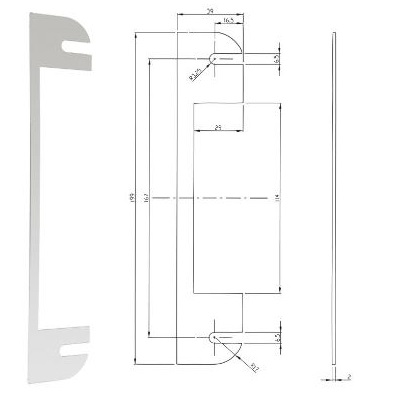 Doorman underläggsbleck 2mm 