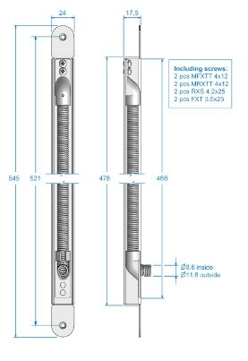 Infälld kabelöverföring 281 - 2