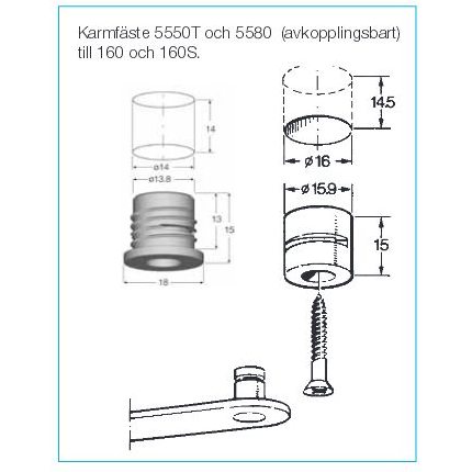 Fix karmfäste 5580 sv - 2