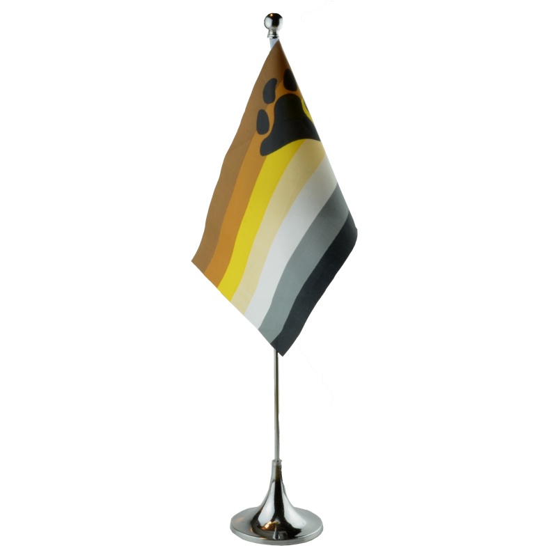 RFSL bordsflagga med kromfot - 4