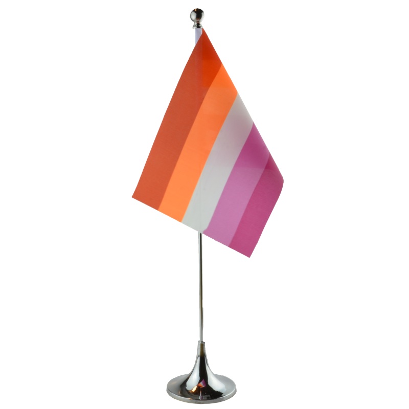 RFSL bordsflagga med kromfot - 6
