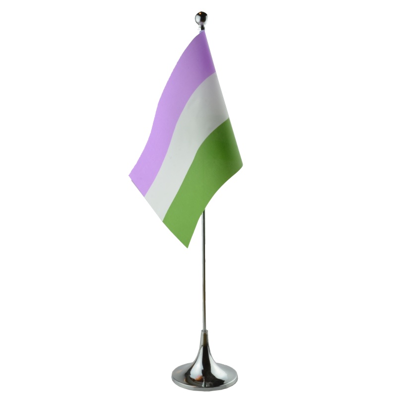 RFSL bordsflagga med kromfot - 11