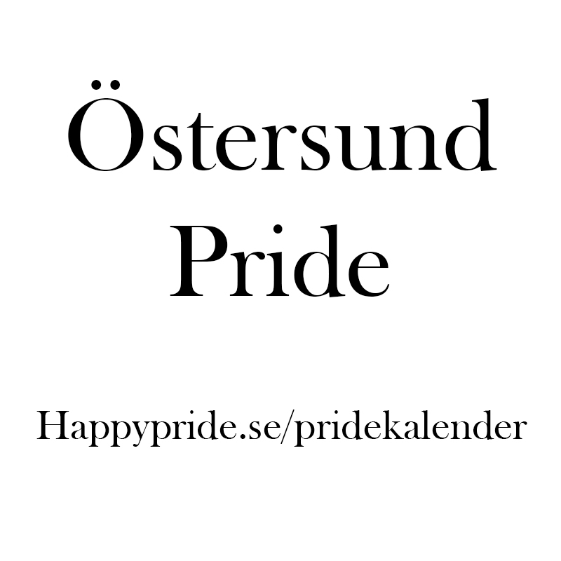 Östersund Staaren Pride - 24 - 30 Augusti 2026  - 2