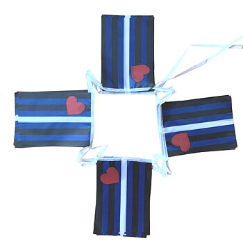 Flaggenspiel aus Leder - Mini (6,6 m)