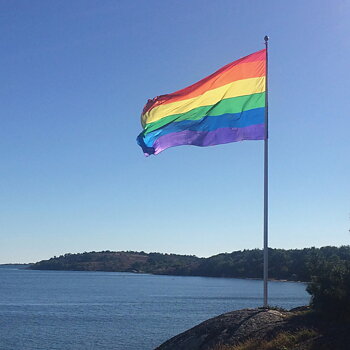 Pride Flag für Fahnenmast 3 x 4,5m