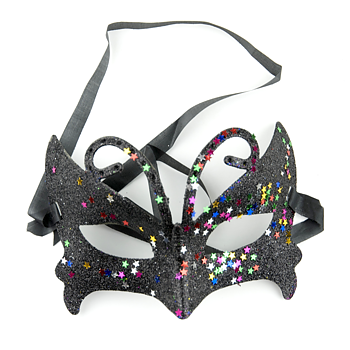 Parade- und Party-Maske schwarz
