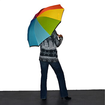 Kleiner zusammenklappbarer Regenschirm Pride