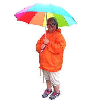 Kleiner zusammenklappbarer Regenschirm Pride