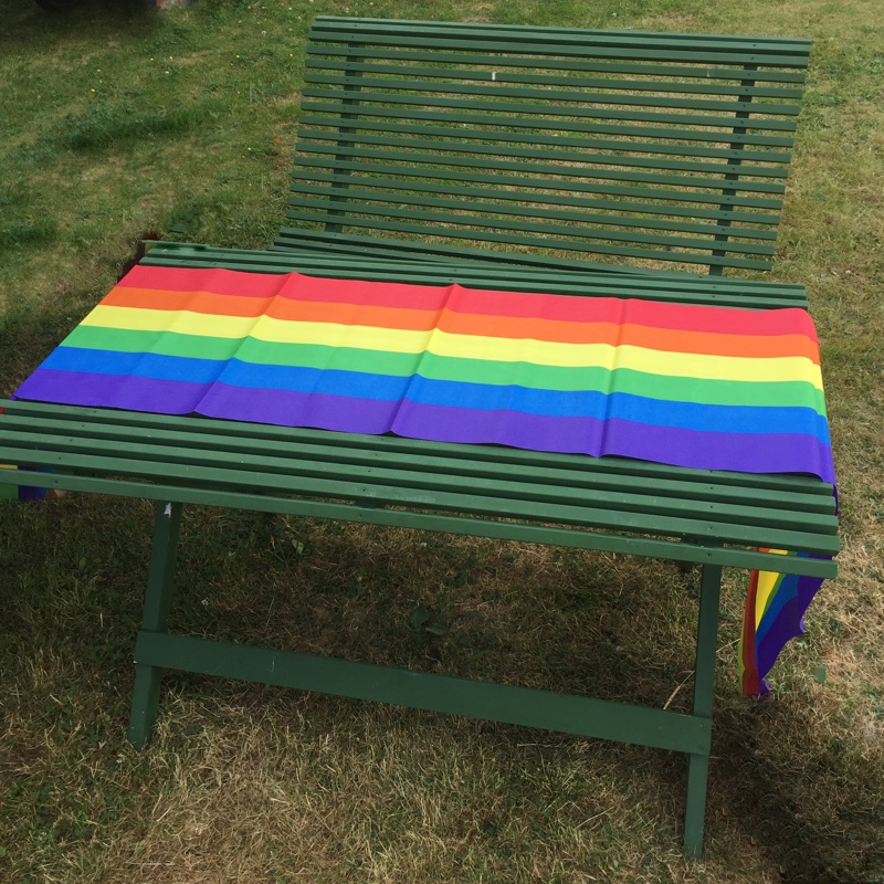 Pride Stoff 44 cm x 5 m - 2