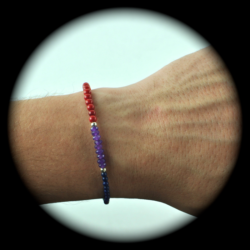 Edelstein-Pride Armband  - 2