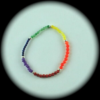 Ädelstens-Pridearmband 