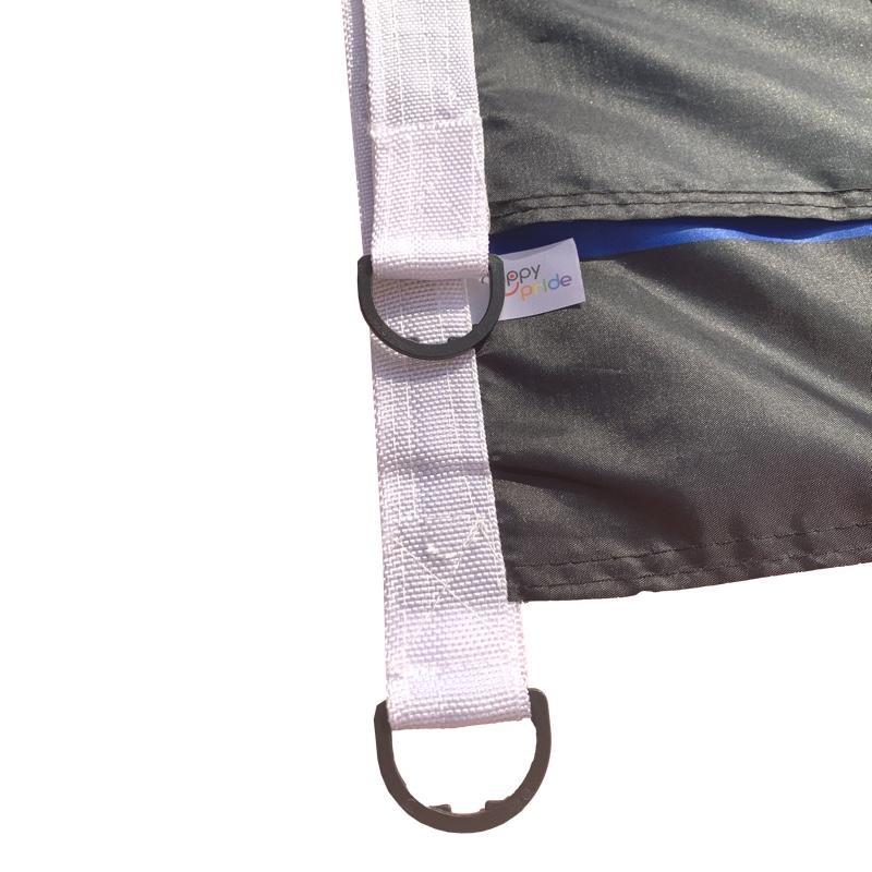 Läder flaggstångsflagga 90 x 150 cm - 2