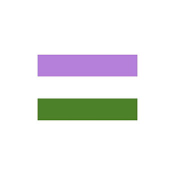 Genderqueer Fahne für Fahnenmast 90 x 150 cm