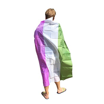 Genderqueer party Flag  XL Party