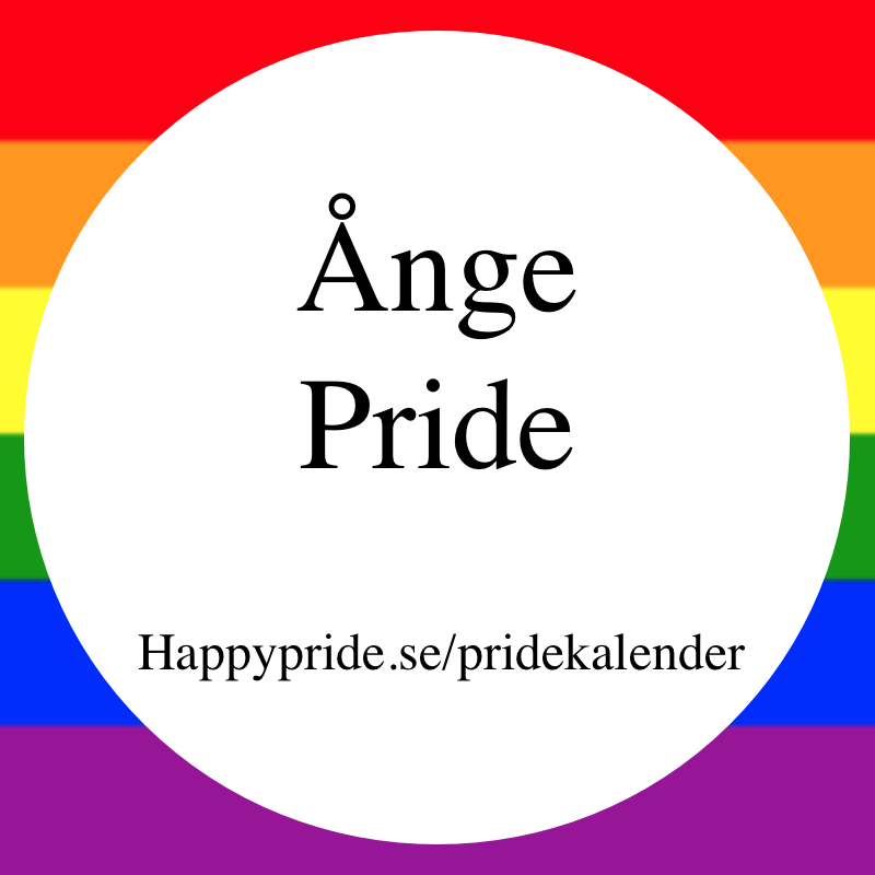 Ånge Pride, Schweden Regenbogenwoche, 15th - 21st of September 2025