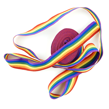 Textilband - Pride, Regenbogenband 5m