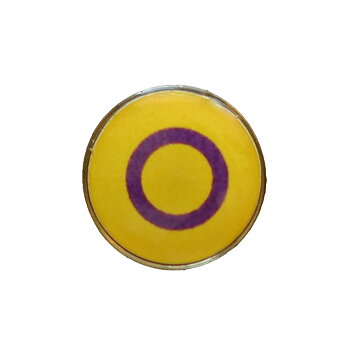 Intersex-prideflagge an den Pins