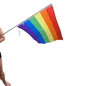 Pride große Deluxe-Flagge