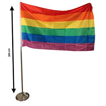 Prideflag on Floor stand 