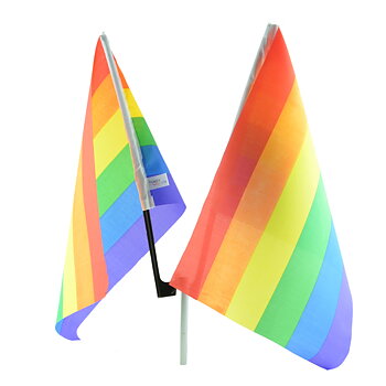 Pride Autofahne mit Fensterhalterung