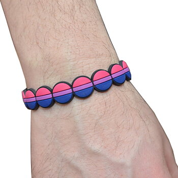 Silikonarmband med biflaggor