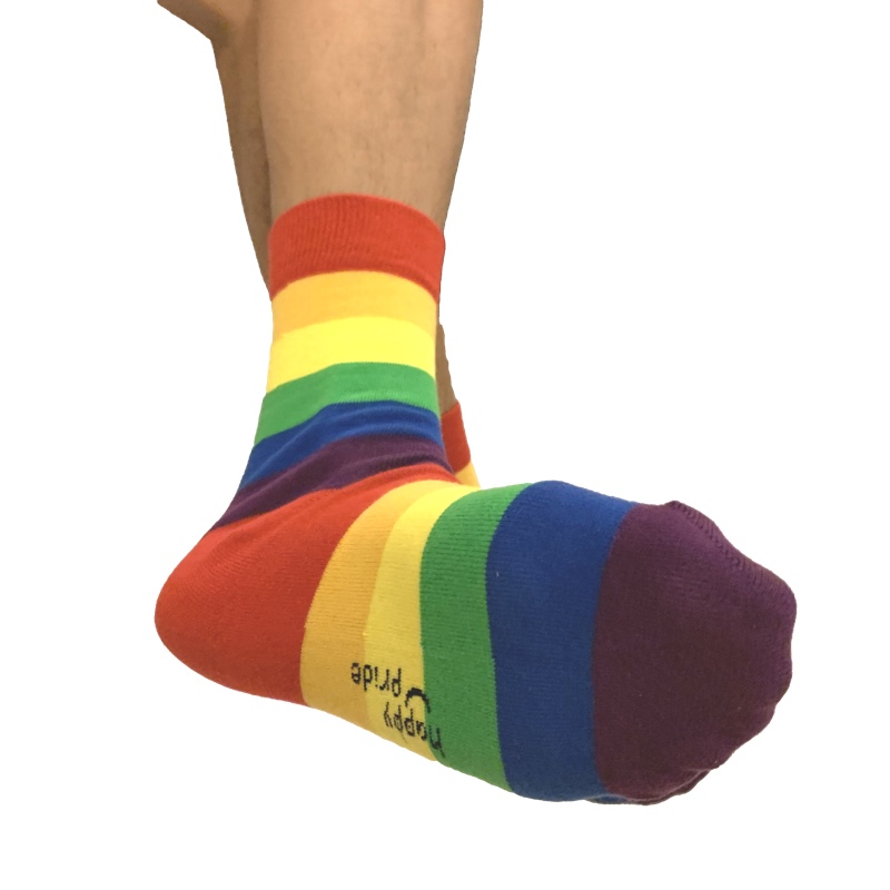 Färgglada pride strumpor - 3
