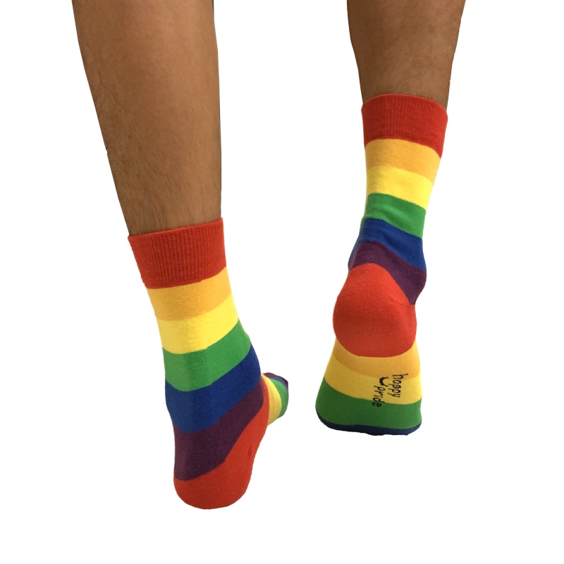 Färgglada pride strumpor - 5