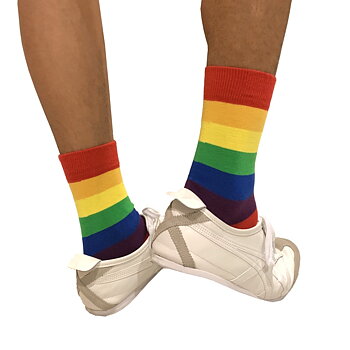 Bunte Pride-Socken