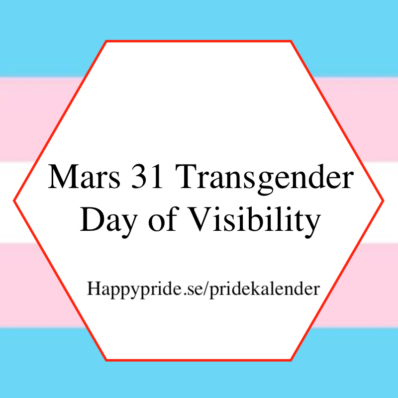 Trans day of visibility-day 31th Mars