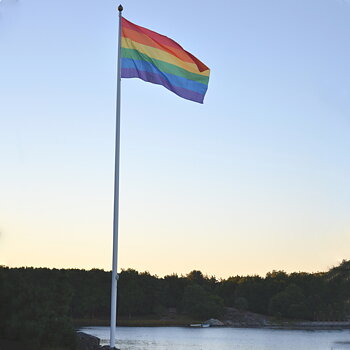 Pride-Flagge für Fahnenmast 150 x 250 cm