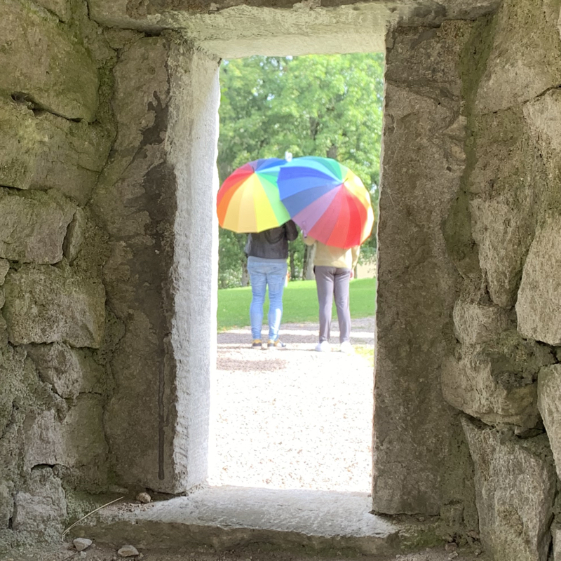 Großer Regenbogenregenschirm  - 10