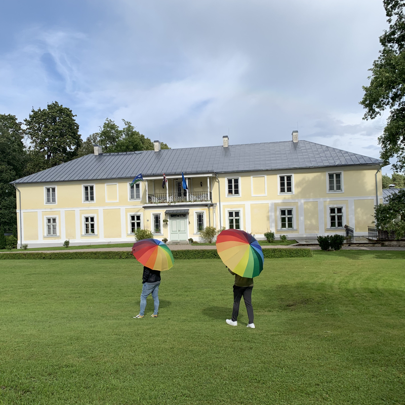 Großer Regenbogenregenschirm  - 7