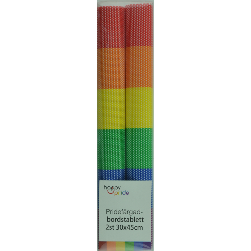 Regenbogen-Tischsets Pride 2er-Pack - 4