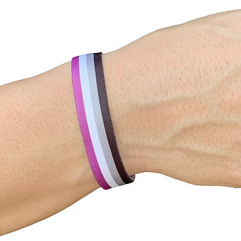 Asexual Textilarmband