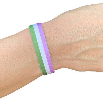 Gender queer textilarmband