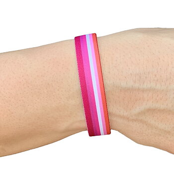 Lesbisches Textilarmband