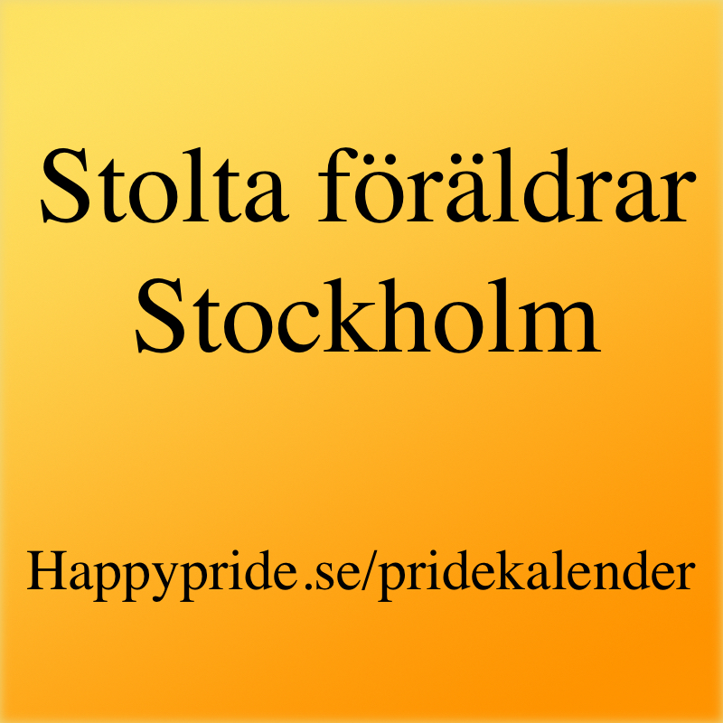 Stolta föräldrar Sthlm, Temahelg 30 mars  31 mars 2019