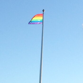 Pride Flagge für Fahnenmast 90 x 150cm 