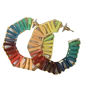 Rainbow earrings 