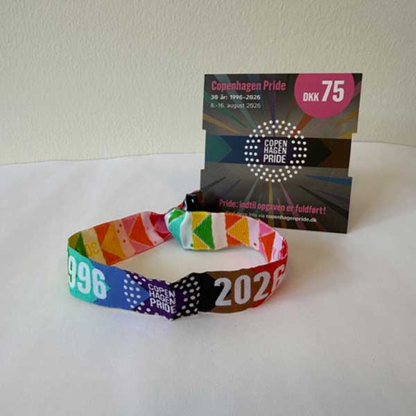 2026 Copenhagen Pride Support Bracelet – 30th Anniversary - 3