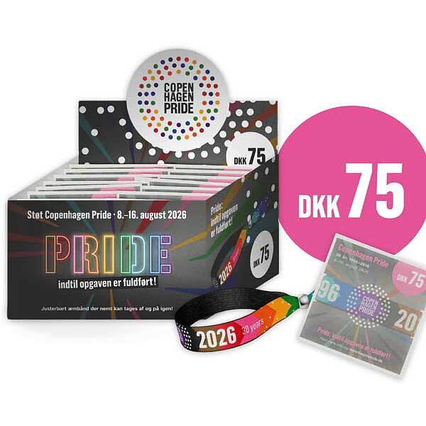 product-image 2026 Copenhagen Pride Support Bracelet – 30th Anniversary