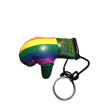 Nyckelring Pride boxhandske 