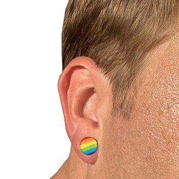 Runde Pride Ohrringe