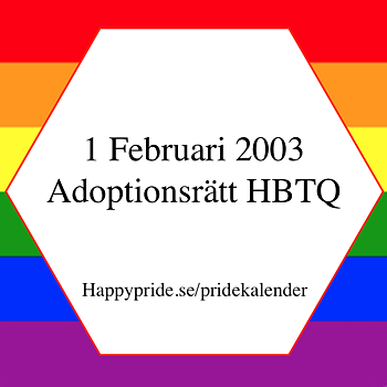 1st of February 2003 HBTQ adoptive right 