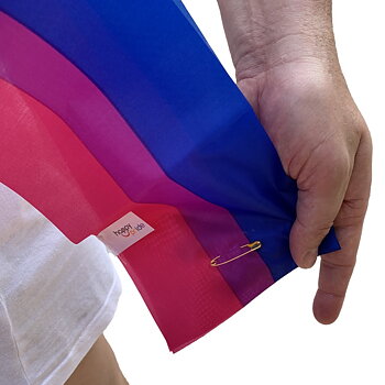 Schärpe in bisexuellen Farben 14cm x 1,8m