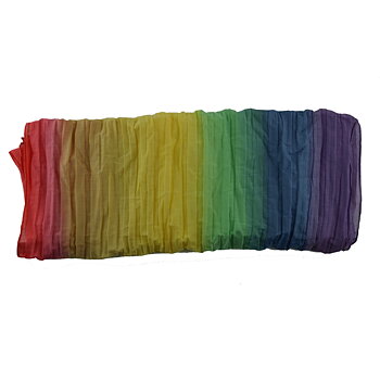 Pride Seidenschal in Regenbogenfarben